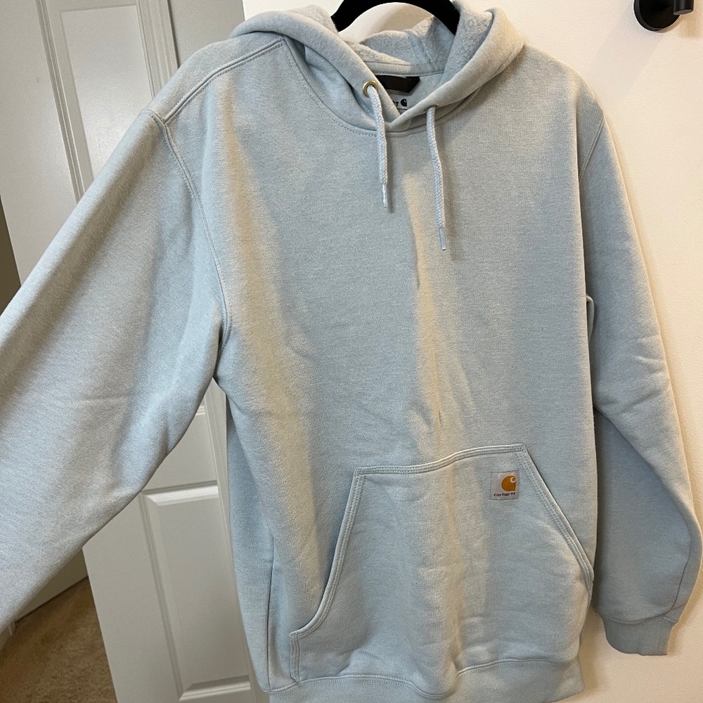 Womens light blue Carharrt hoodie